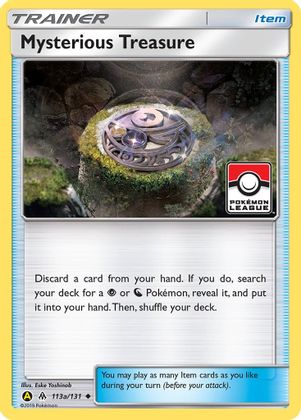 Mysterious Treasure (113a/131) (League Promo) [Sun & Moon: Forbidden Light] - Comfy Hobbies