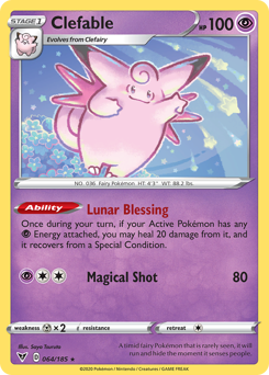 Clefable (064/185) [Sword & Shield: Vivid Voltage] - Comfy Hobbies