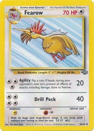 Fearow (36/64) [Jungle Unlimited] - Comfy Hobbies