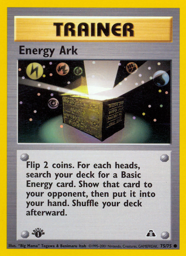 Energy Ark (75/75) [Neo Discovery 1st Edition] - Comfy Hobbies