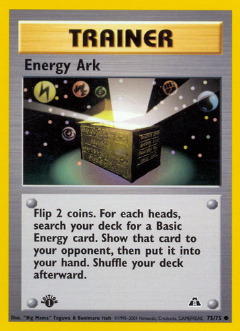 Energy Ark (75/75) [Neo Discovery 1st Edition] - Comfy Hobbies