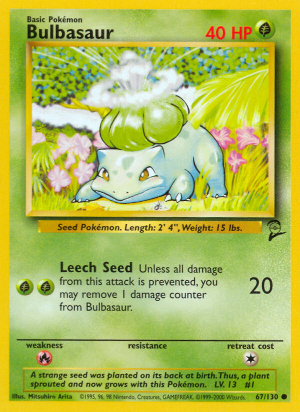 Bulbasaur (67/130) [Base Set 2] - Comfy Hobbies