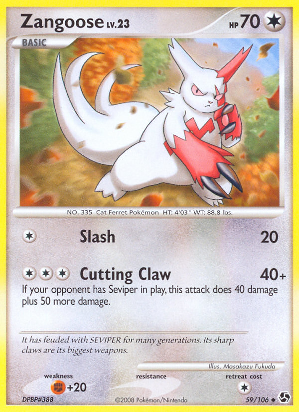 Zangoose (59/106) [Diamond & Pearl: Great Encounters] - Comfy Hobbies