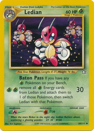 Ledian (39/111) [Neo Genesis Unlimited] - Comfy Hobbies