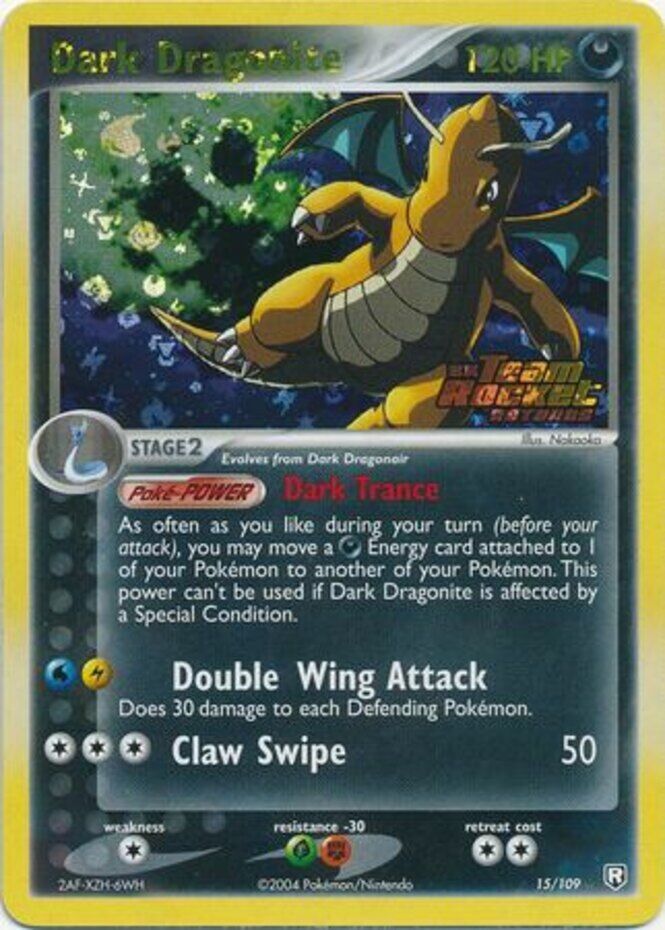 Dark Dragonite (15/109) (Stamped) [EX: Team Rocket Returns] - Comfy Hobbies