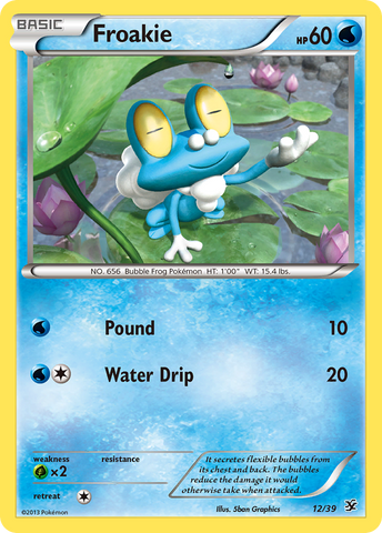 Froakie (12/39) [XY: Kalos Starter Set] - Comfy Hobbies