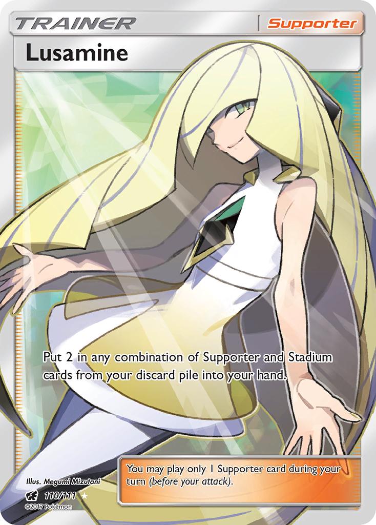 Lusamine (110/111) [Sun & Moon: Crimson Invasion] - Comfy Hobbies