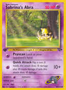 Sabrina's Abra (94/132) [Gym Challenge 1st Edition] - Comfy Hobbies