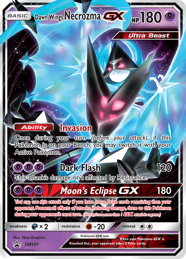 Dawn Wings Necrozma GX (SM101) [Sun & Moon: Black Star Promos] - Comfy Hobbies