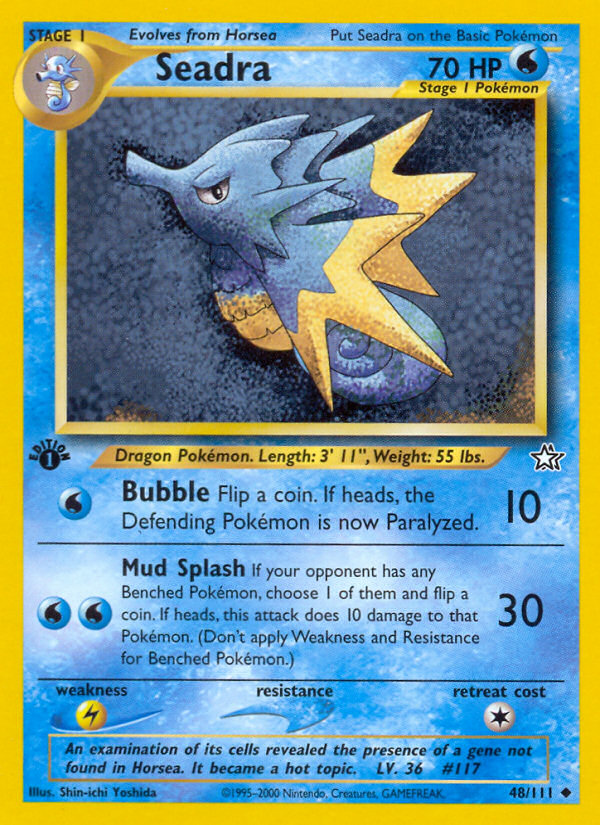 Seadra (48/111) [Neo Genesis 1st Edition] - Comfy Hobbies