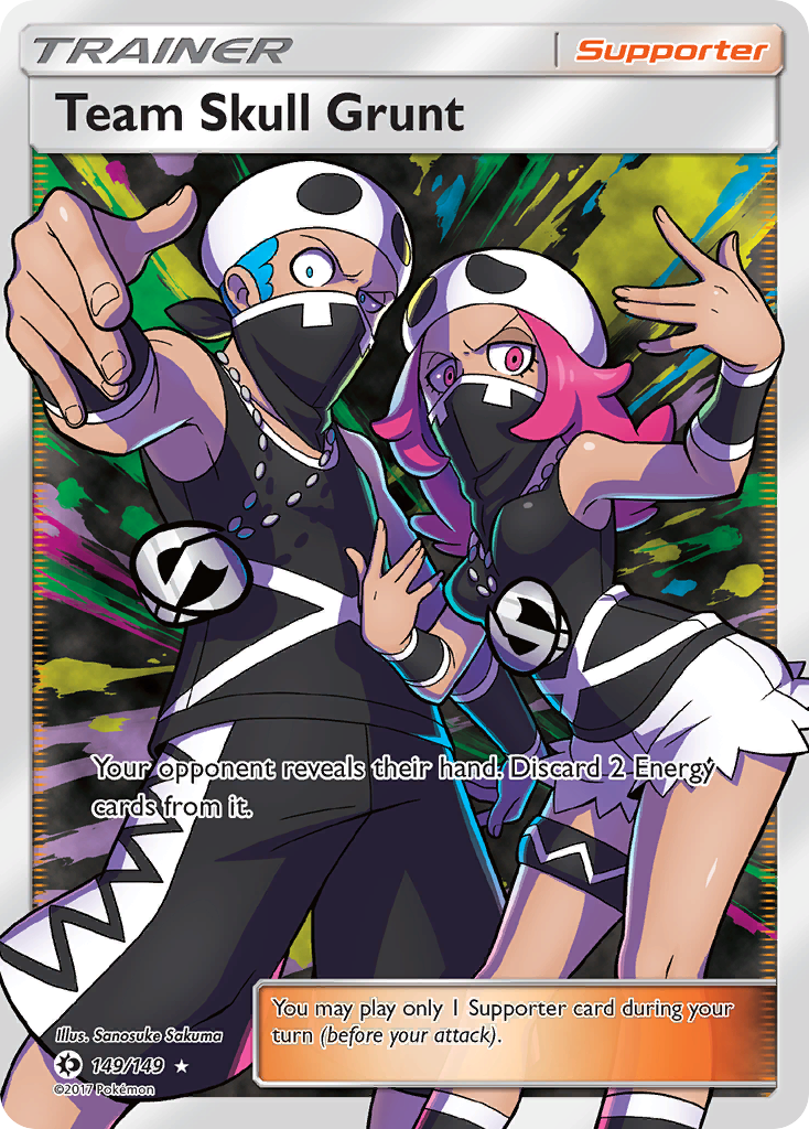 Team Skull Grunt (149/149) [Sun & Moon: Base Set] - Comfy Hobbies