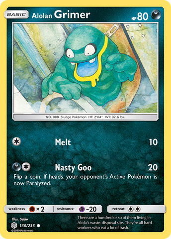 Alolan Grimer (130/236) [Sun & Moon: Cosmic Eclipse] - Comfy Hobbies