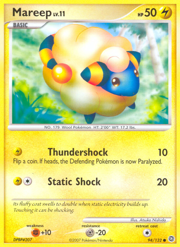 Mareep (94/132) [Diamond & Pearl: Secret Wonders] - Comfy Hobbies