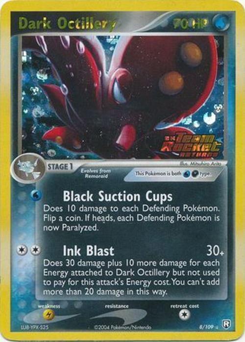 Dark Octillery (8/109) (Stamped) [EX: Team Rocket Returns] - Comfy Hobbies