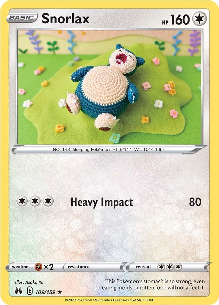 Snorlax (109/159) [Sword & Shield: Crown Zenith] - Comfy Hobbies