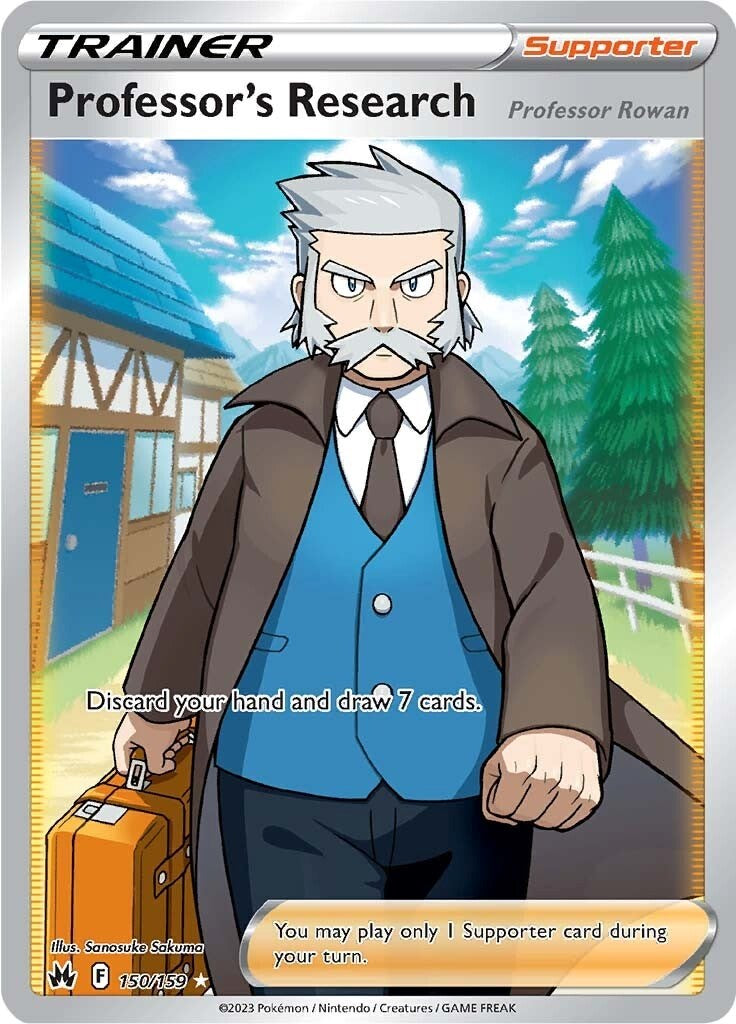 Professor's Research (150/159) (Full Art) [Sword & Shield: Crown Zenith] - Comfy Hobbies