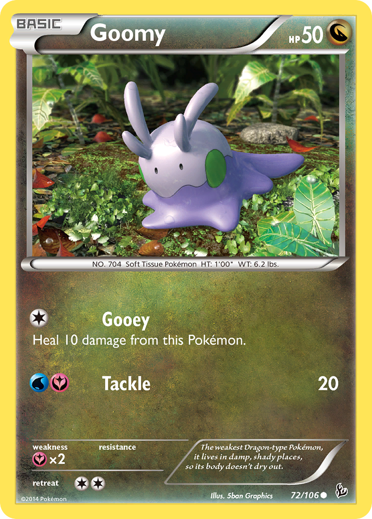 Goomy (72/106) [XY: Flashfire] - Comfy Hobbies