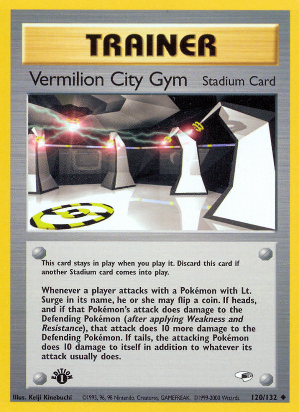 Vermilion City Gym (120/132) [Gym Heroes 1st Edition] - Comfy Hobbies