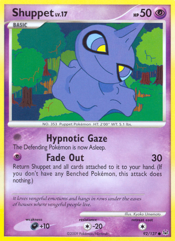 Shuppet (92/127) [Platinum: Base Set] - Comfy Hobbies
