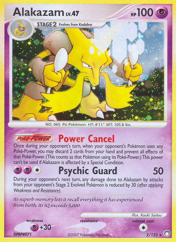 Alakazam (2/123) [Diamond & Pearl: Mysterious Treasures] - Comfy Hobbies