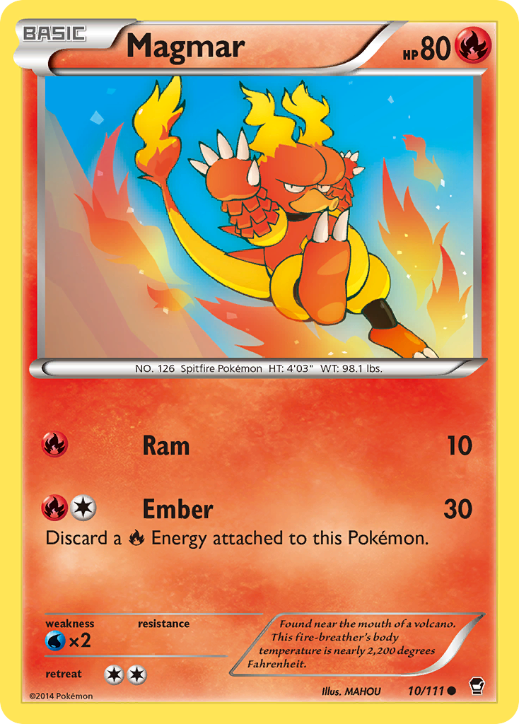 Magmar (10/111) [XY: Furious Fists] - Comfy Hobbies