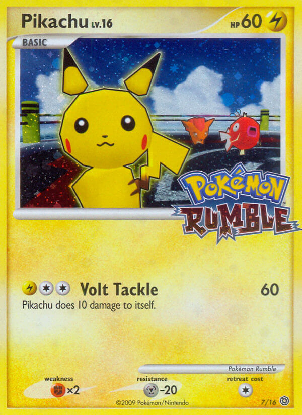 Pikachu (7/16) [Pokémon Rumble] - Comfy Hobbies
