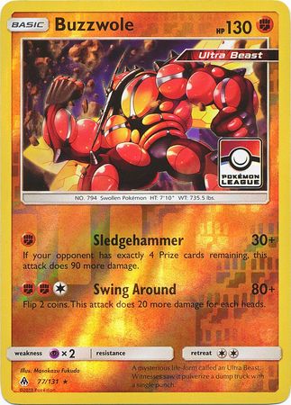 Buzzwole (77/131) (League Promo) [Sun & Moon: Forbidden Light] - Comfy Hobbies