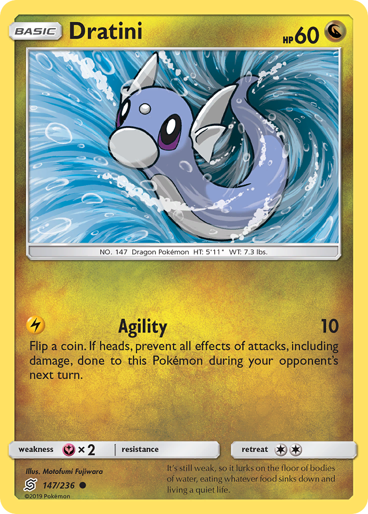 Dratini (147/236) [Sun & Moon: Unified Minds] - Comfy Hobbies