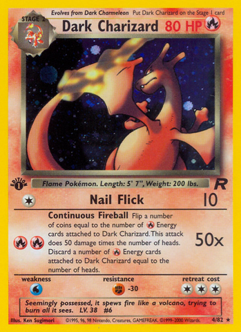 Dark Charizard (4/82) [Team Rocket 1st Edition] - Comfy Hobbies