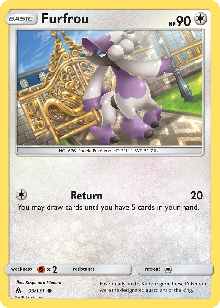 Furfrou (99/131) [Sun & Moon: Forbidden Light] - Comfy Hobbies