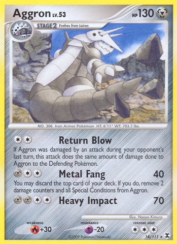 Aggron (14/111) [Platinum: Rising Rivals] - Comfy Hobbies