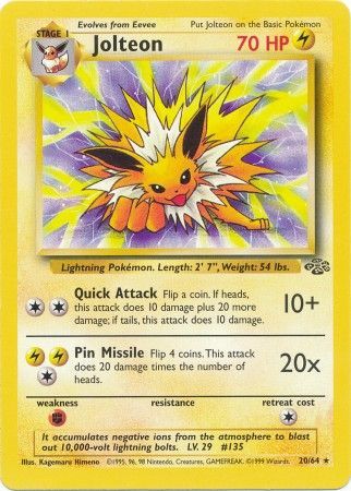 Jolteon (20/64) [Jungle Unlimited] - Comfy Hobbies