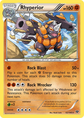 Rhyperior (62/146) (Cosmos Holo) (Blister Exclusive) [XY: Base Set] - Comfy Hobbies