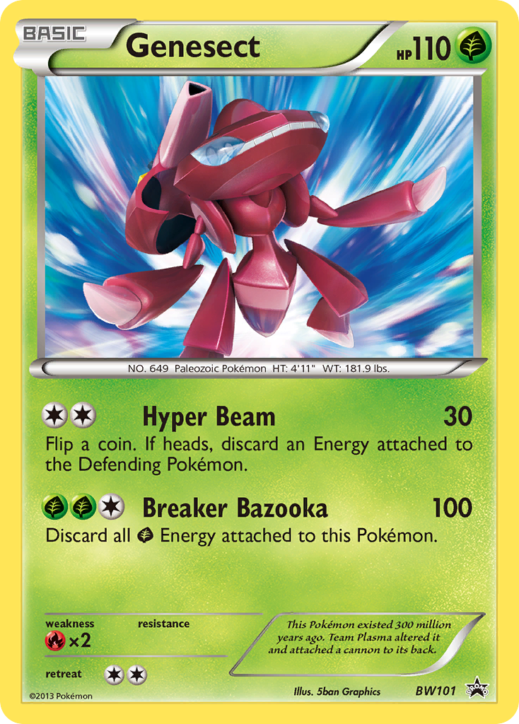 Genesect (BW101) [Black & White: Black Star Promos] - Comfy Hobbies