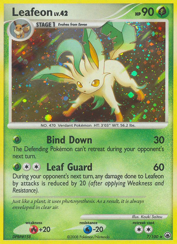 Leafeon (7/100) [Diamond & Pearl: Majestic Dawn] - Comfy Hobbies