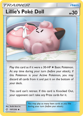 Lillie's Poke Doll (197/236) [Sun & Moon: Cosmic Eclipse] - Comfy Hobbies