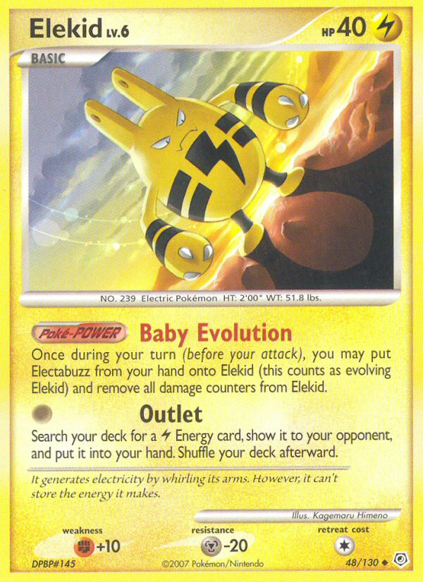 Elekid (48/130) [Diamond & Pearl: Base Set] - Comfy Hobbies