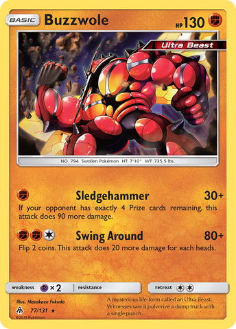 Buzzwole (77/131) [Sun & Moon: Forbidden Light] - Comfy Hobbies