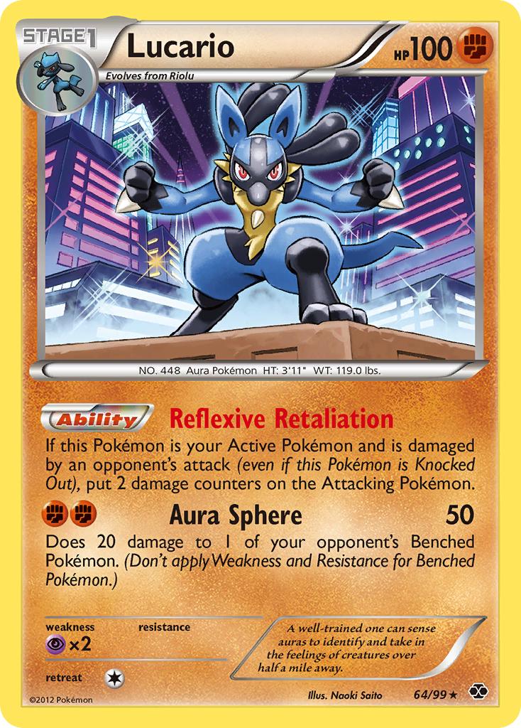 Lucario (64/99) [Black & White: Next Destinies] - Comfy Hobbies