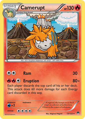 Camerupt (13/122) [XY: BREAKpoint] - Comfy Hobbies