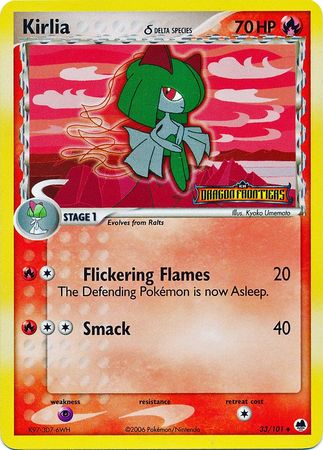 Kirlia (33/101) (Delta Species) (Stamped) [EX: Dragon Frontiers] - Comfy Hobbies