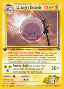 Lt. Surge's Electrode (52/132) [Gym Challenge 1st Edition] - Comfy Hobbies