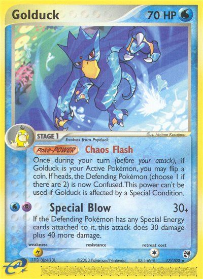 Golduck (17/100) [EX: Sandstorm] - Comfy Hobbies