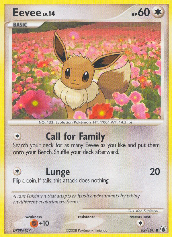 Eevee (62/100) [Diamond & Pearl: Majestic Dawn] - Comfy Hobbies