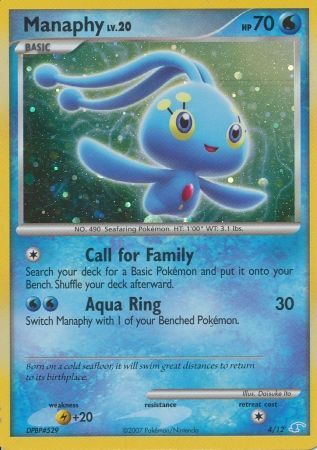 Manaphy (4/12) [Diamond & Pearl: Trainer Kit - Manaphy] - Comfy Hobbies