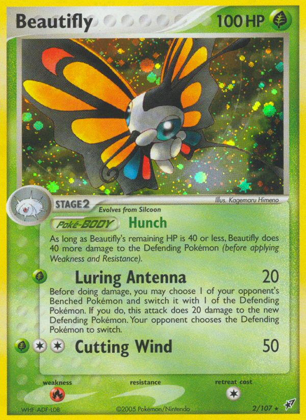 Beautifly (2/107) [EX: Deoxys] - Comfy Hobbies