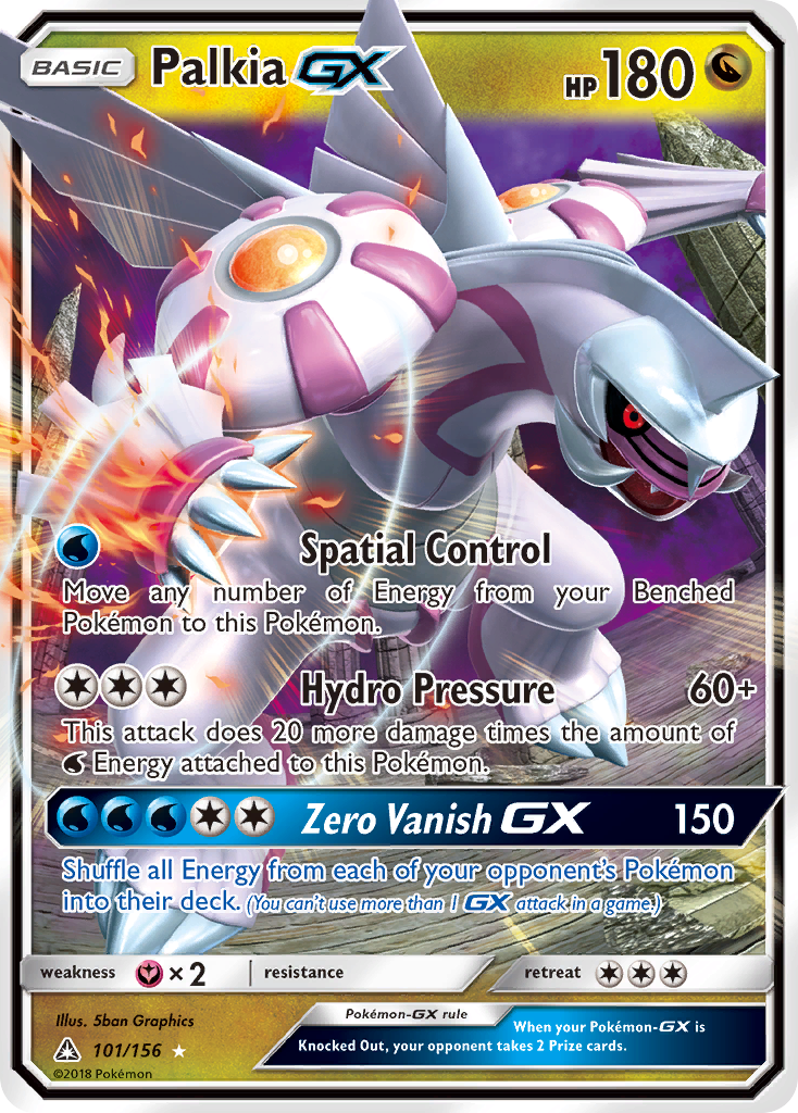 Palkia GX (101/156) [Sun & Moon: Ultra Prism] - Comfy Hobbies