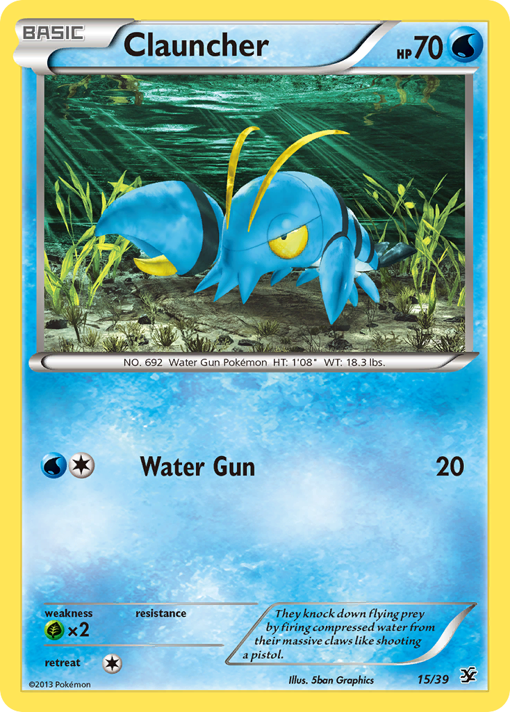 Clauncher (15/39) [XY: Kalos Starter Set] - Comfy Hobbies