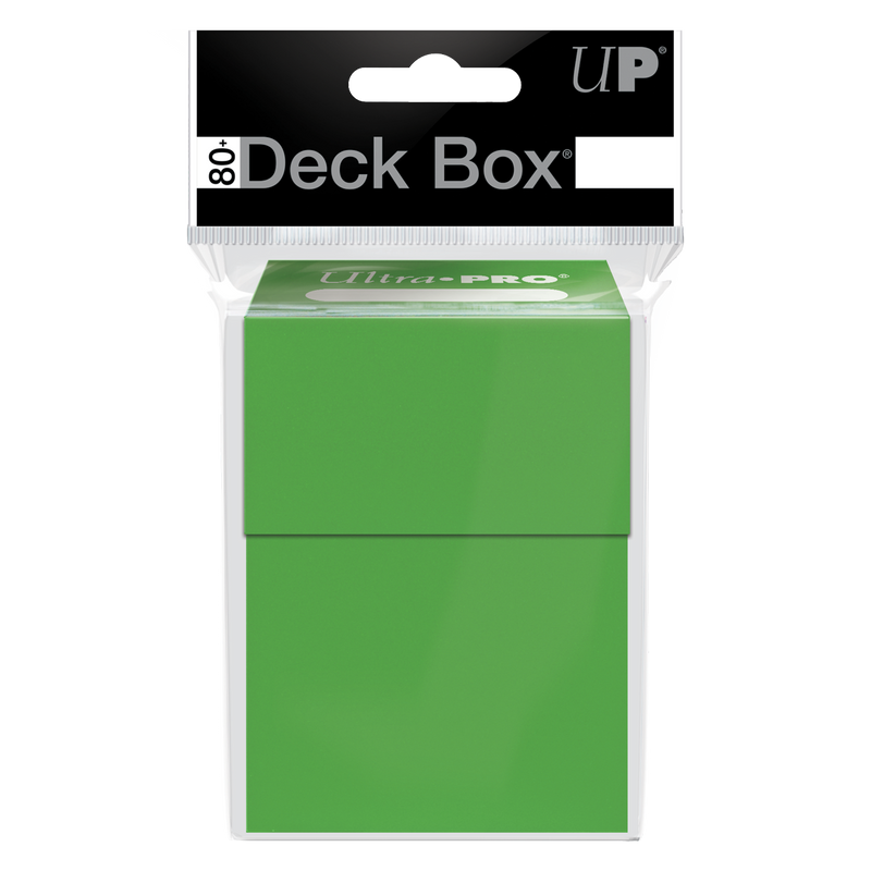 Ultra PRO: 80+ Deck Box - Lime Green - Comfy Hobbies