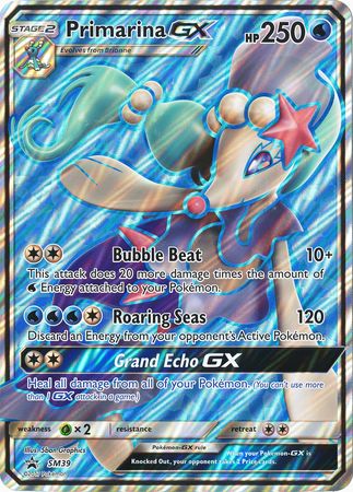 Primarina GX (SM39) (Jumbo Card) [Sun & Moon: Black Star Promos] - Comfy Hobbies